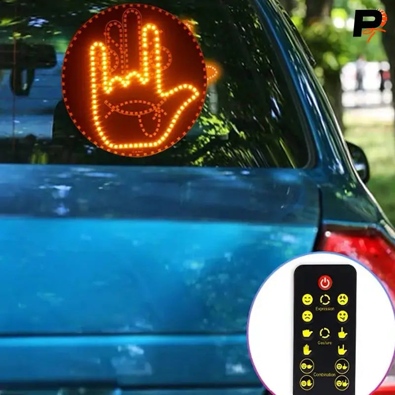 Placa-LED-de-Expressao-Gestual-Automotiva-Paraiso-Tuning