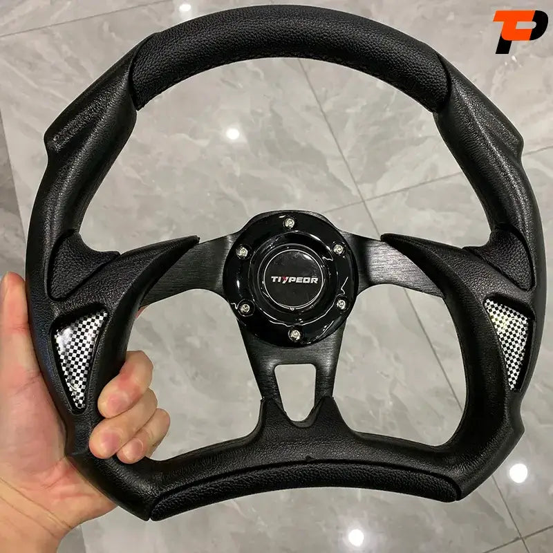 Volante-D‑Type-320-mm-PVC-Paraiso-Tuning