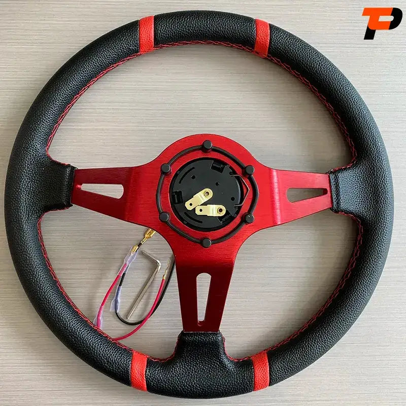 Volante-Esportivo-350-mm-PVC-14-Universal-6-×-70-Paraiso-Tuning